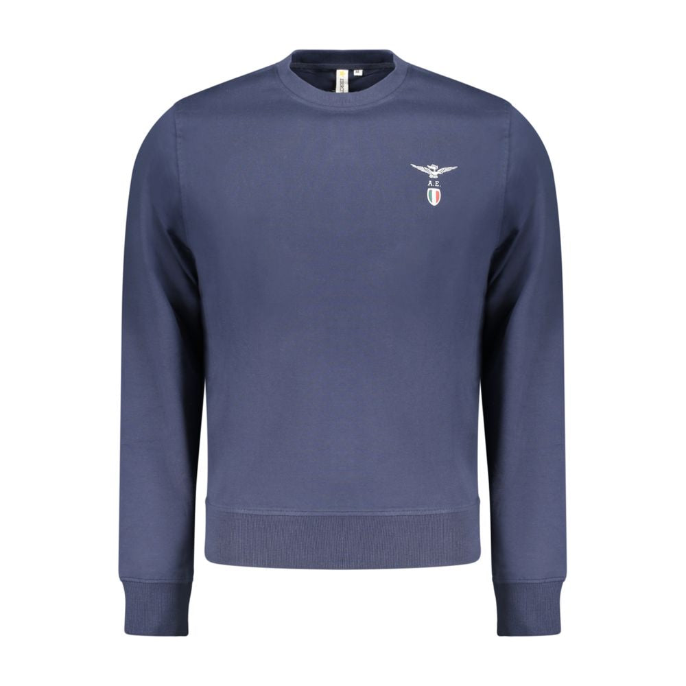 Accademia Militare Blue Cotton Men's Sweatshirt | Regal Royce