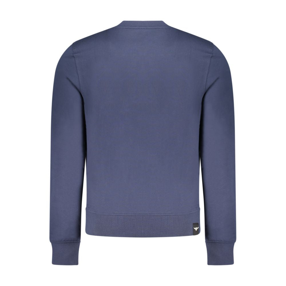 Accademia Militare Blue Cotton Men's Sweatshirt | Regal Royce