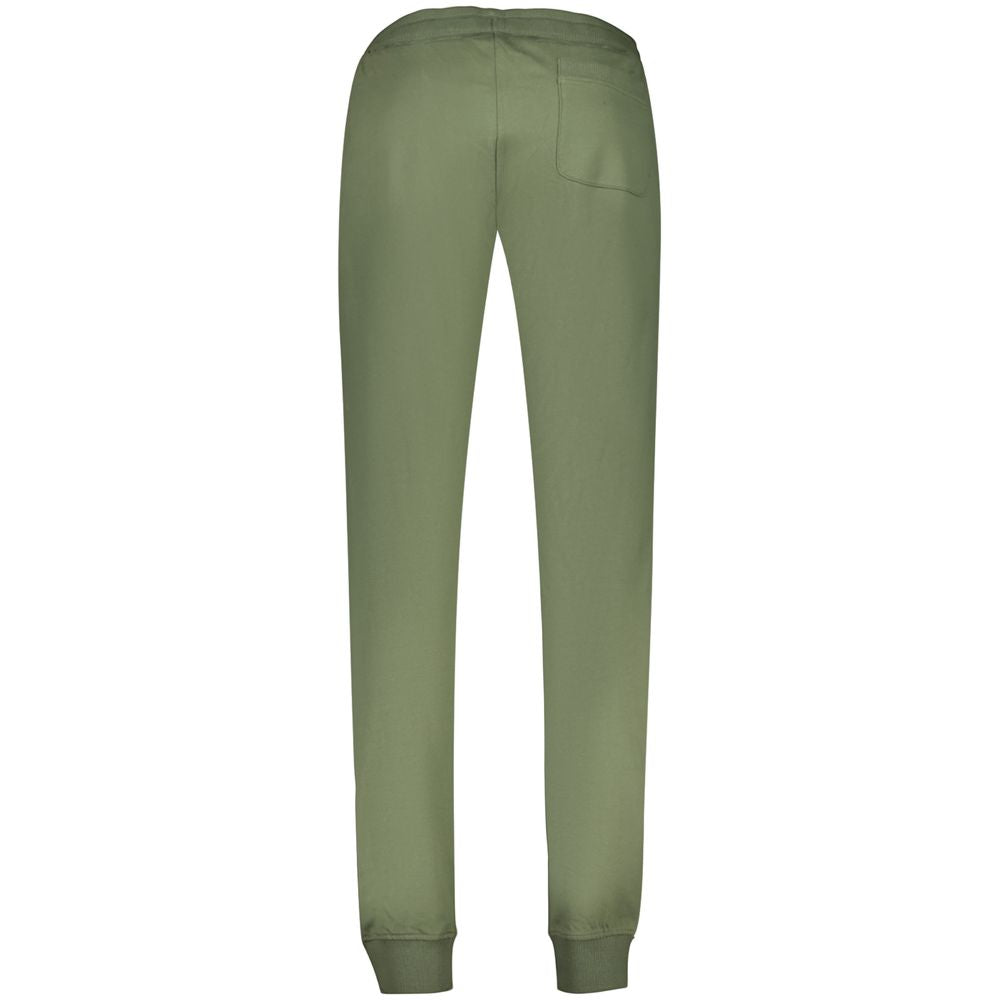 Accademia Militare Green Cotton Men Trousers | Regal Royce