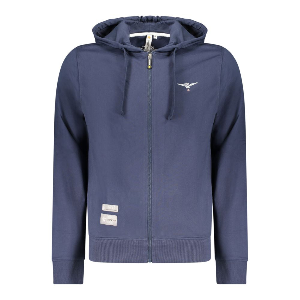 Accademia Militare Black Cotton Men Sweatshirt | Regal Royce