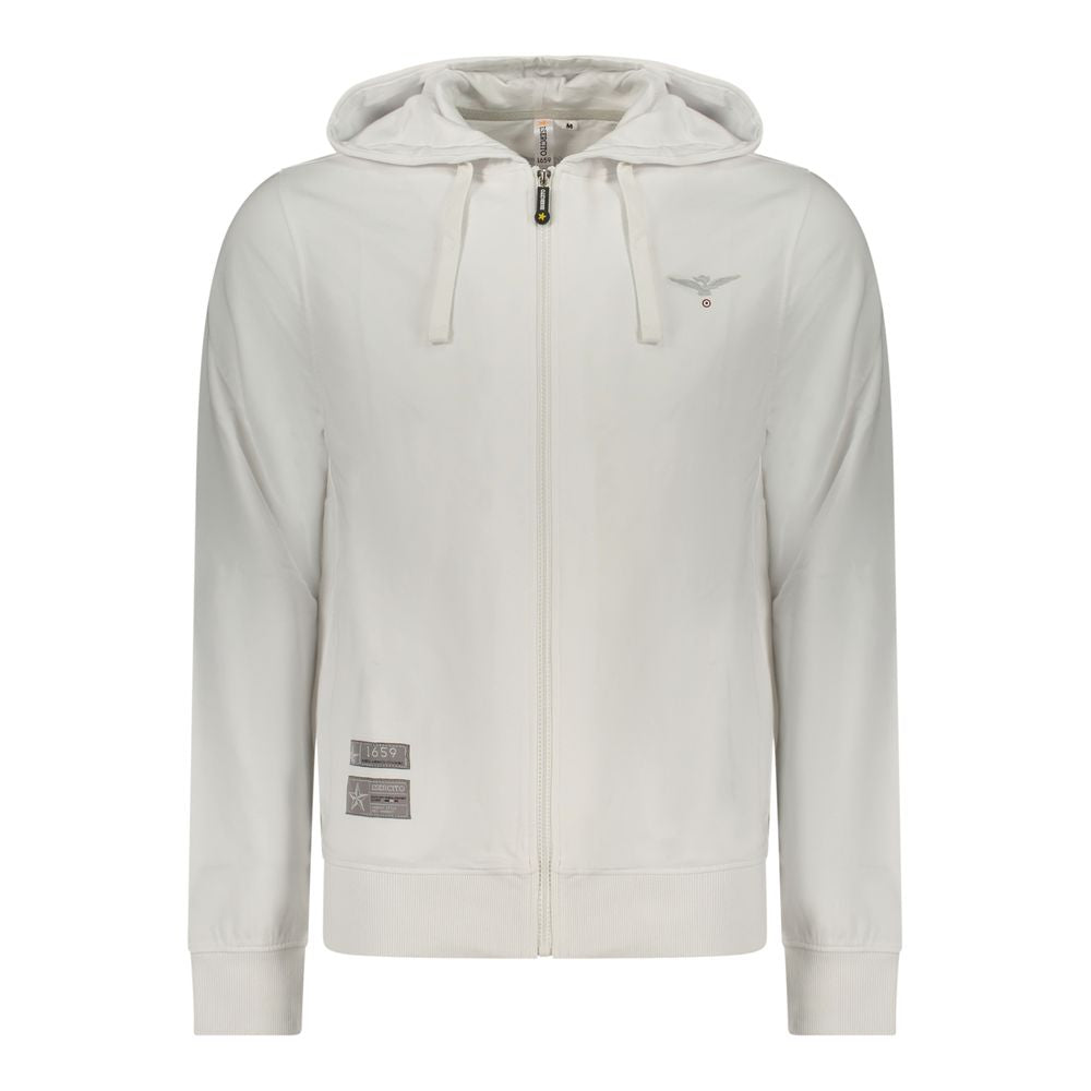 Accademia Militare Bianco Cotton Men's Hoodie | Regal Royce