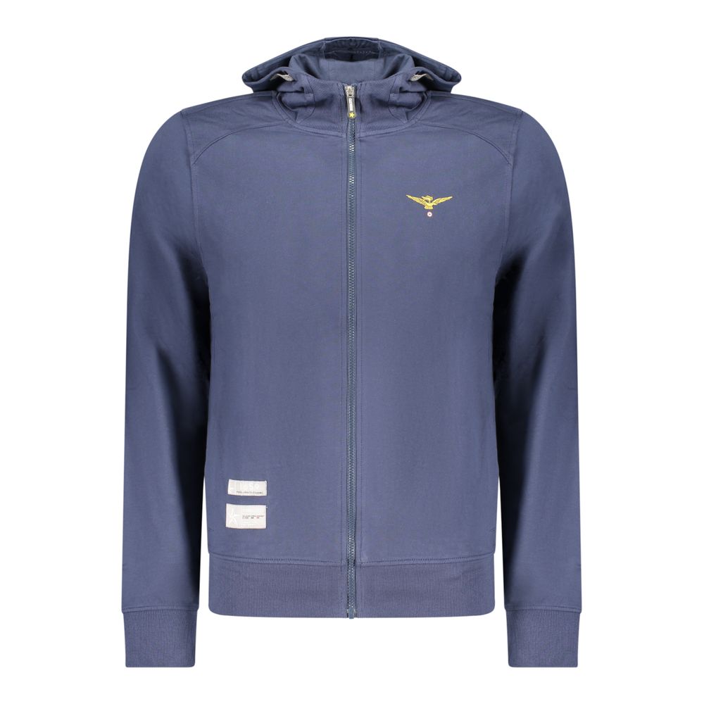 Accademia Militare Blue Cotton Men's Sweatshirt | Regal Royce