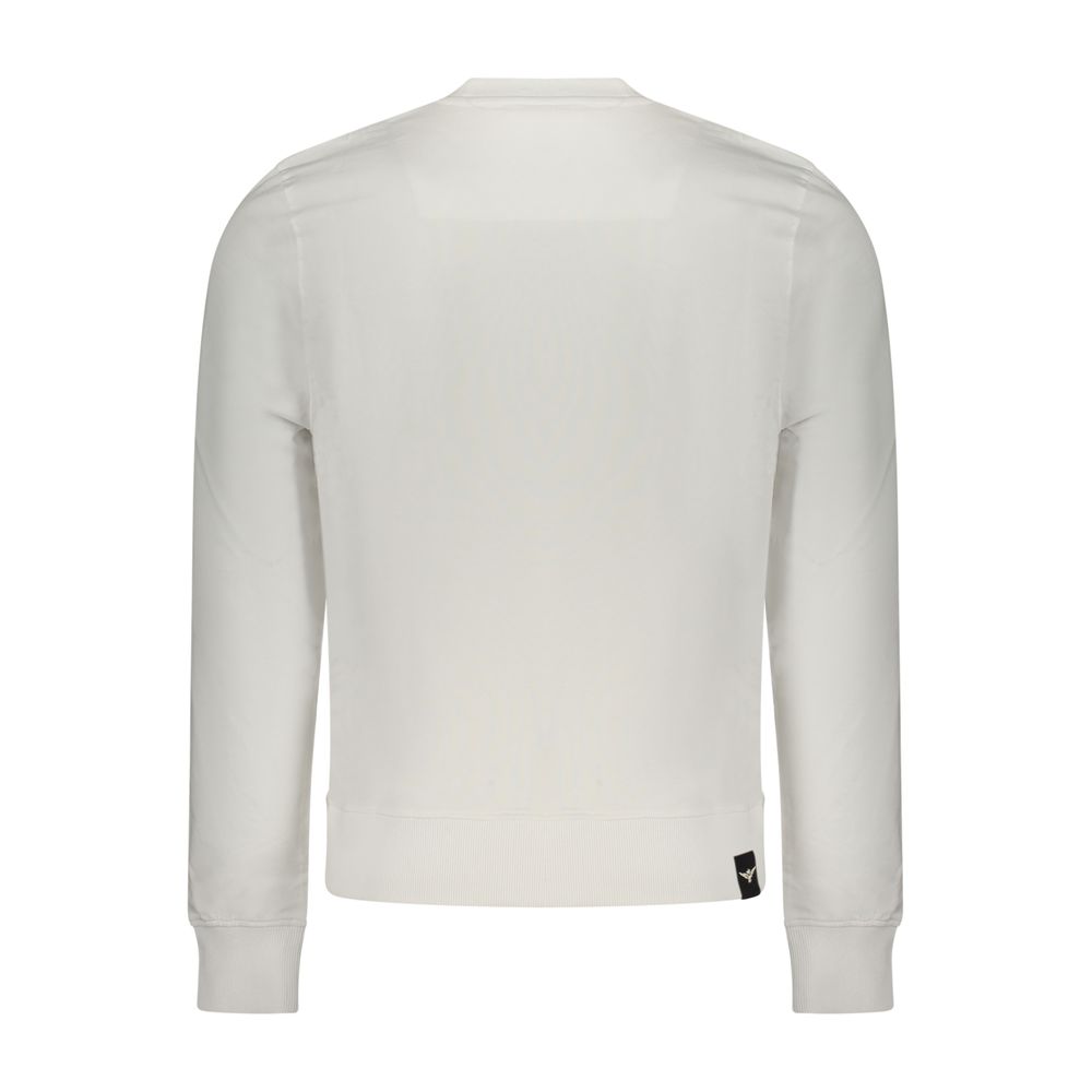 Accademia Militare Bianco Cotton Men Sweatshirt | Regal Royce