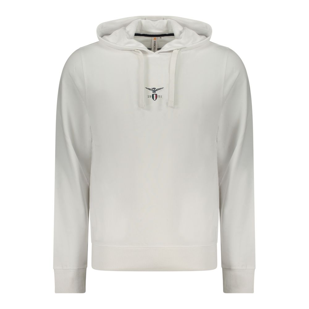 Accademia Militare White Cotton Men's Sweatshirt | Regal Royce