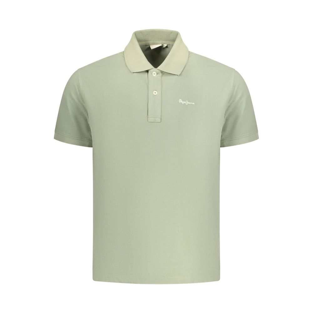 Pepe Jeans Verde Cotton Men's Polo Shirt | Regal Royce