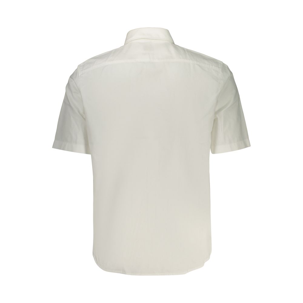 Hugo Boss Bianco Cotton Men Shirt | Regal Royce