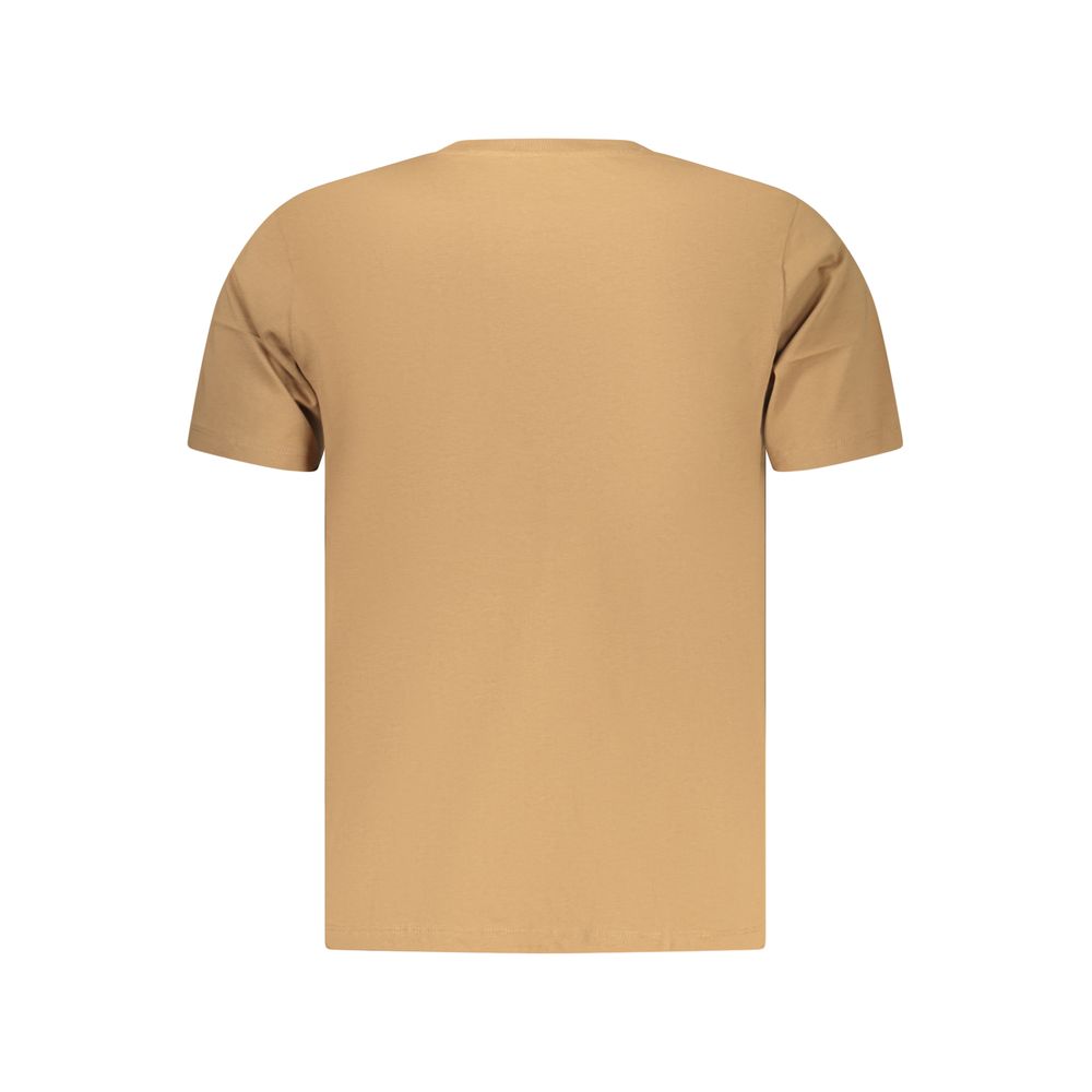 Pepe Jeans Marrone Cotton Men T-Shirt | Regal Royce