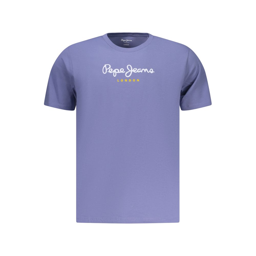 Pepe Jeans Blu Cotton Men T-Shirt | Regal Royce