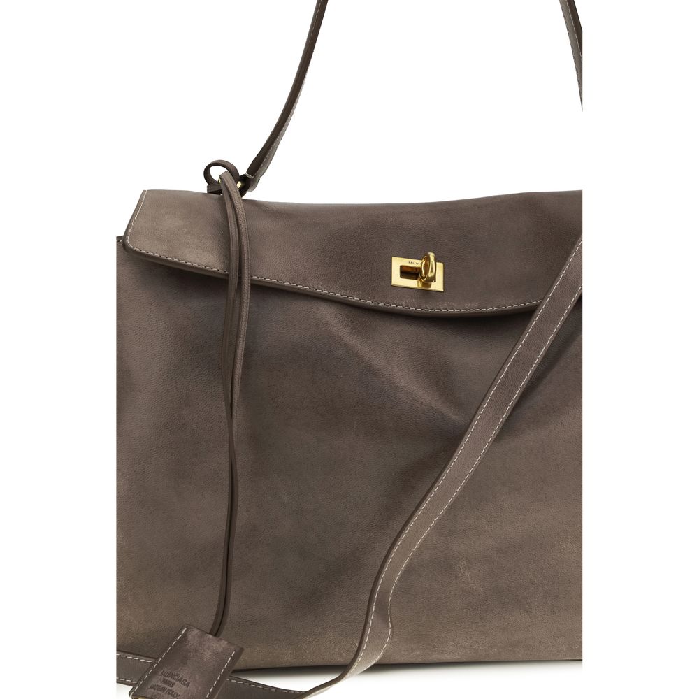 Balenciaga Gray Lamb Ovis Aries Aries Shoulder Bag | Regal Royce