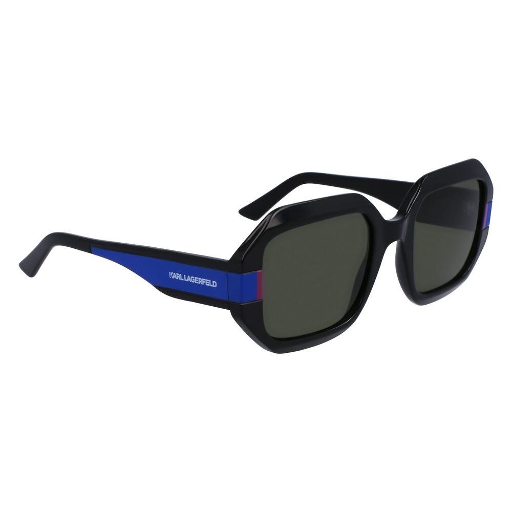 Karl Lagerfeld Black Injected Sunglasses | Regal Royce