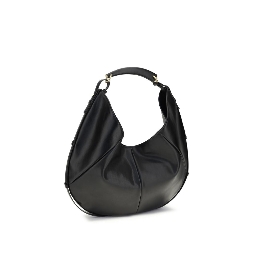 Saint Laurent Black Calf Leather Bos Taurus Shoulder Bag | Regal Royce