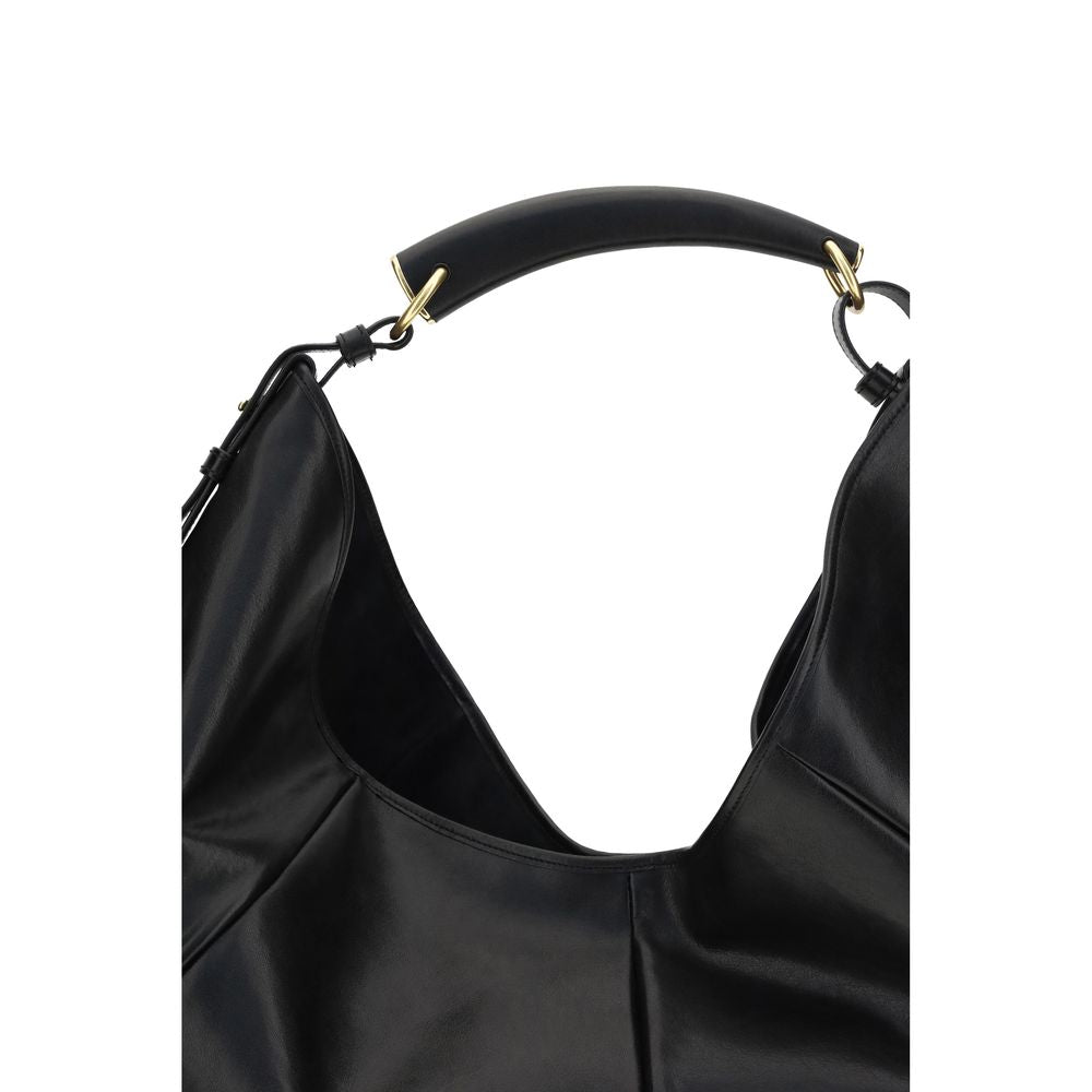 Saint Laurent Black Calf Leather Bos Taurus Shoulder Bag | Regal Royce