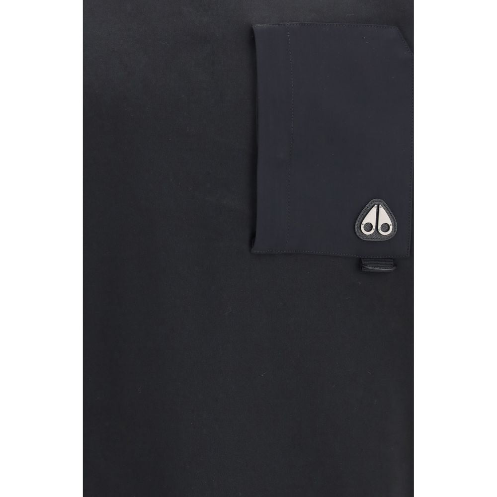Moose Knuckles Black Cotton Sweatshirt | Regal Royce