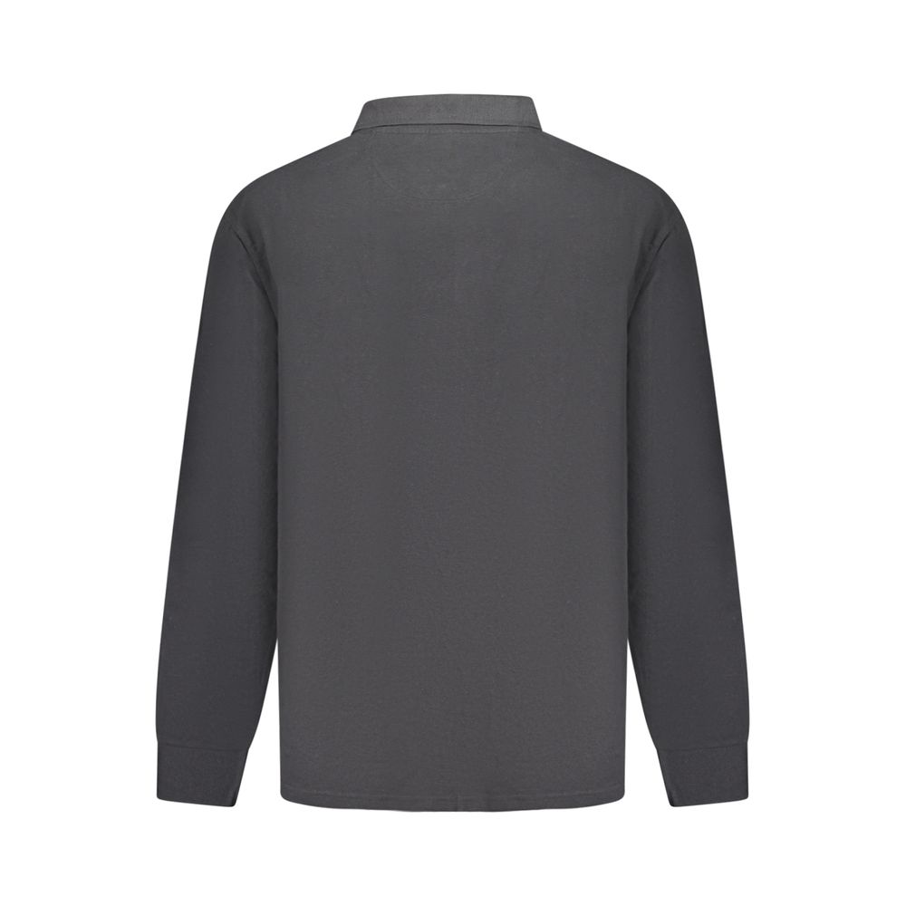 North Sails Black Cotton Men Polo Shirt | Regal Royce