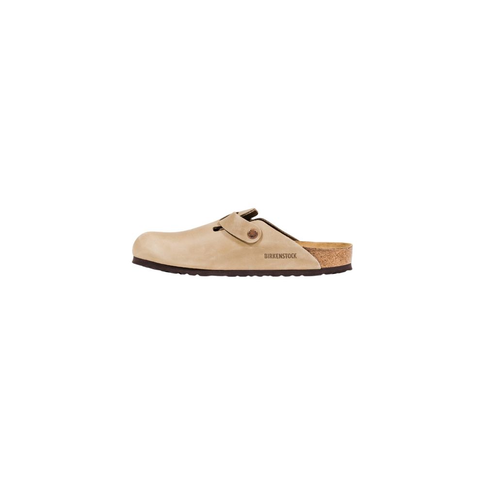 Birkenstock Beige Leather Clogs | Regal Royce