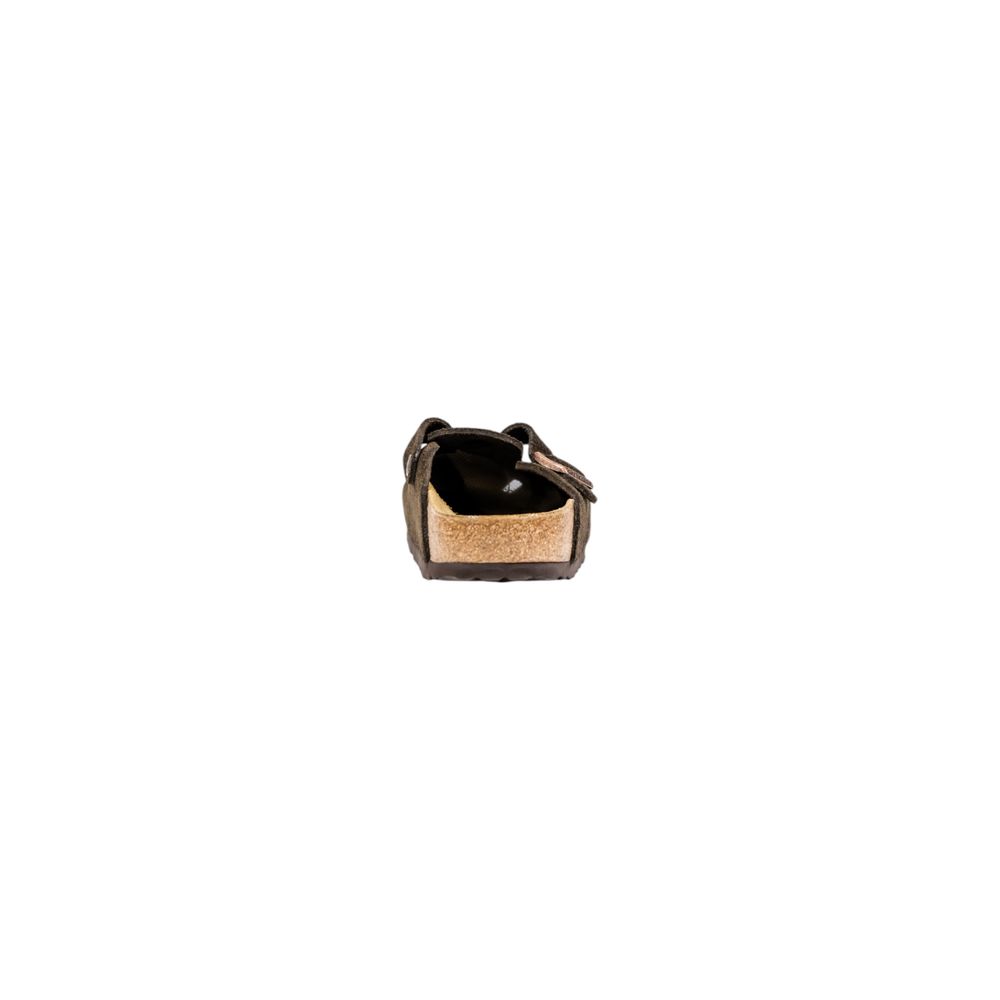 Birkenstock Brown Suede Leather Slippers | Regal Royce