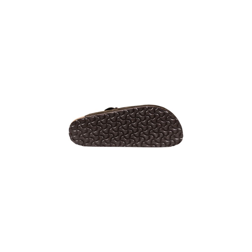 Birkenstock Brown Suede Leather Slippers | Regal Royce