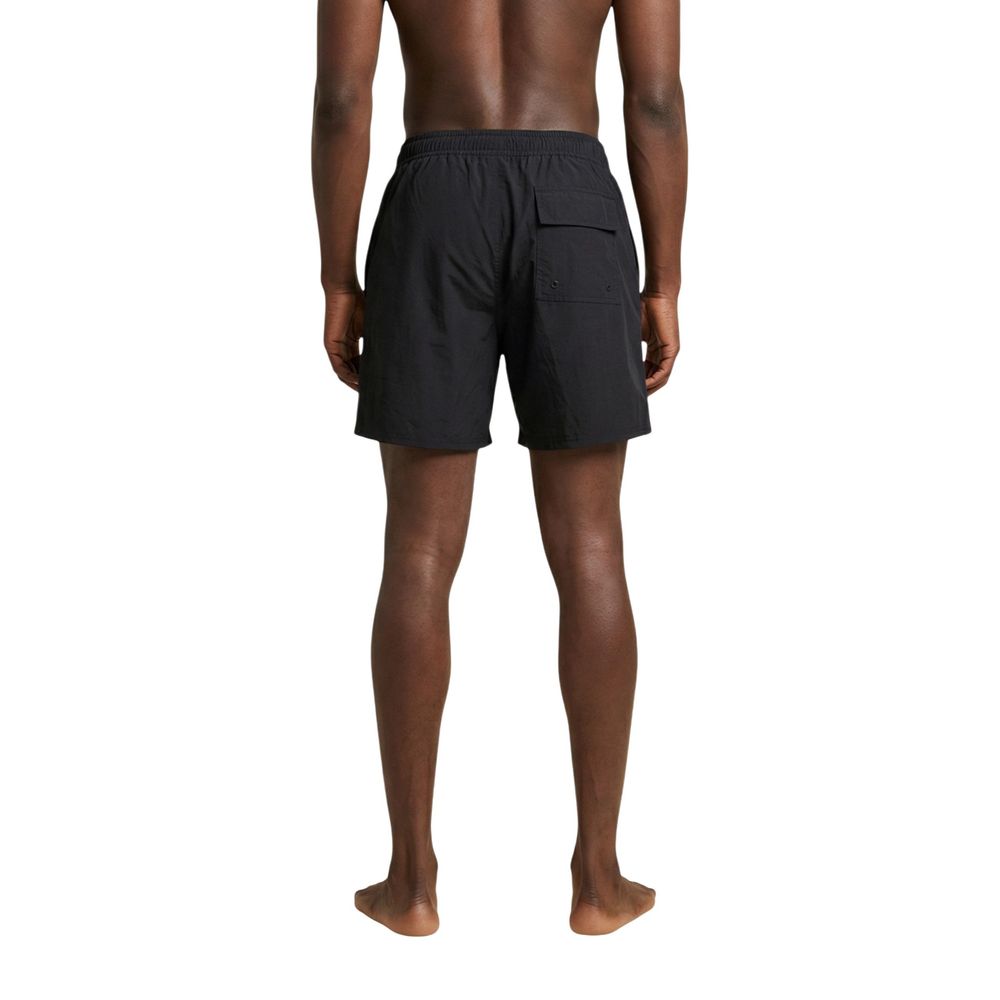 Lyle & Scott Black Polyamide Swim Shorts | Regal Royce