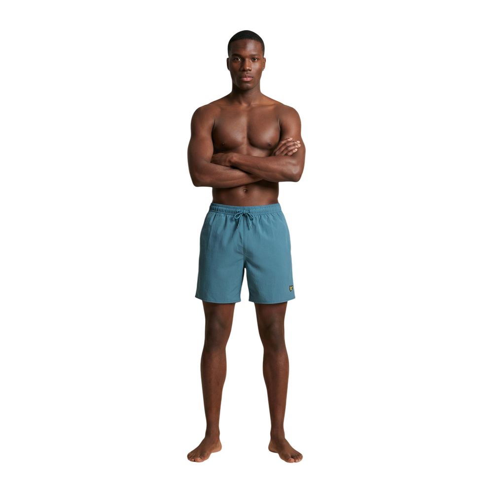 Lyle & Scott Blue Polyamide Swim Shorts | Regal Royce