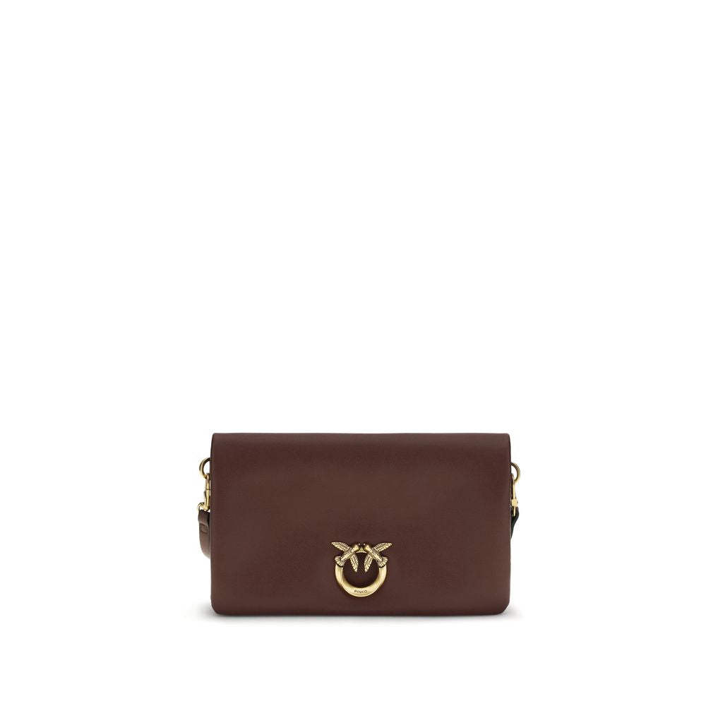 PINKO Purple Calf Leather Bos Taurus Shoulder Bag | Regal Royce