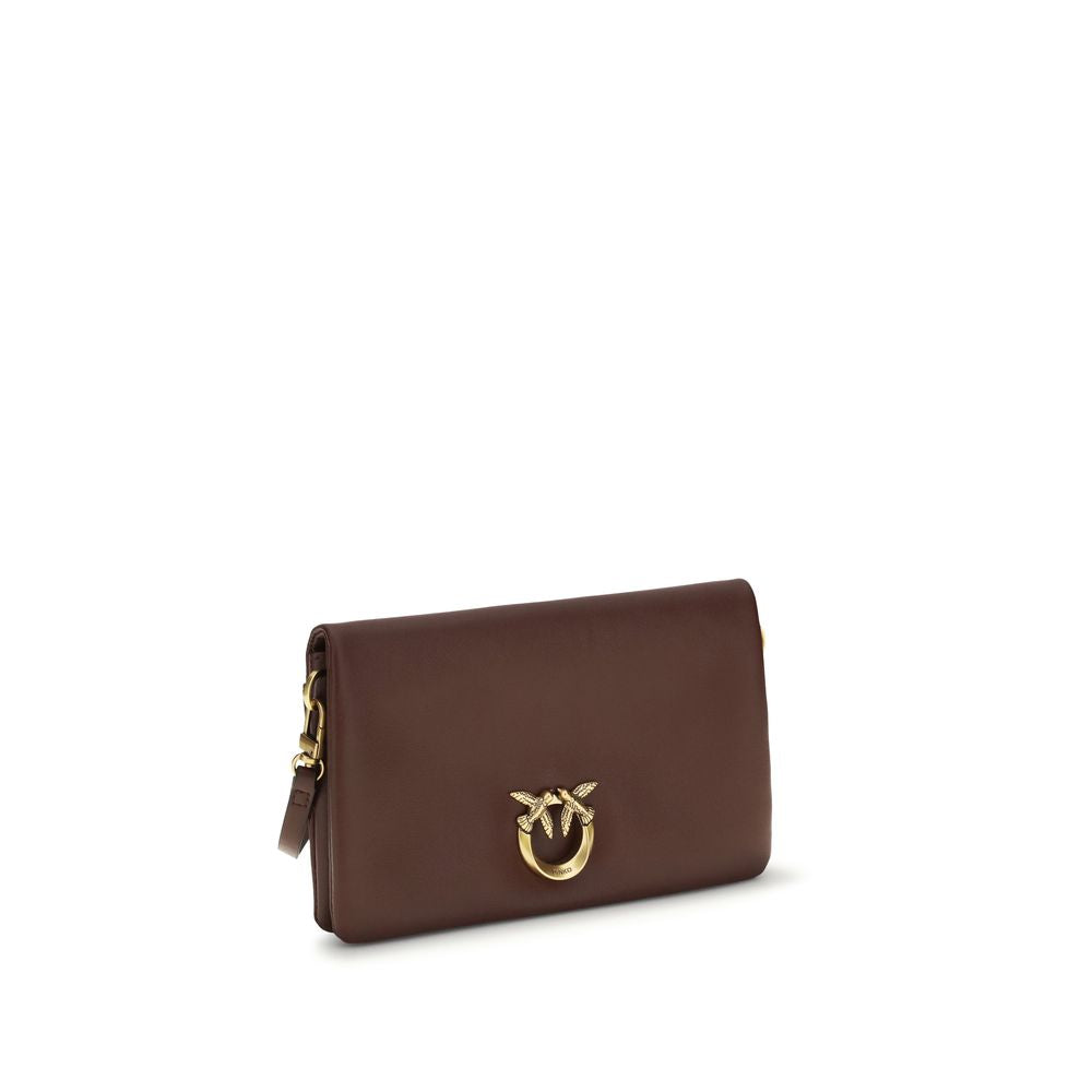 PINKO Purple Calf Leather Bos Taurus Shoulder Bag | Regal Royce
