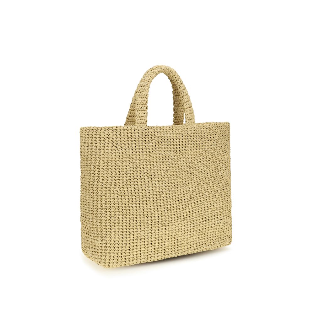 Prada Beige Raffia Shoulder Bag | Regal Royce