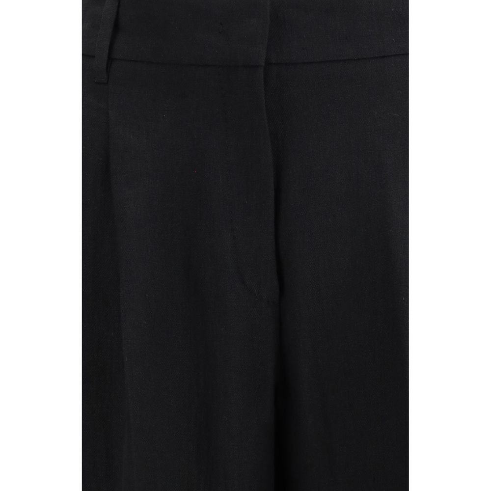 Max Mara Black Linen Pants | Regal Royce