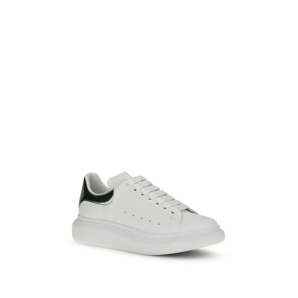 Alexander McQueen White Calf Leather Bos Taurus Platform Sneakers | Regal Royce