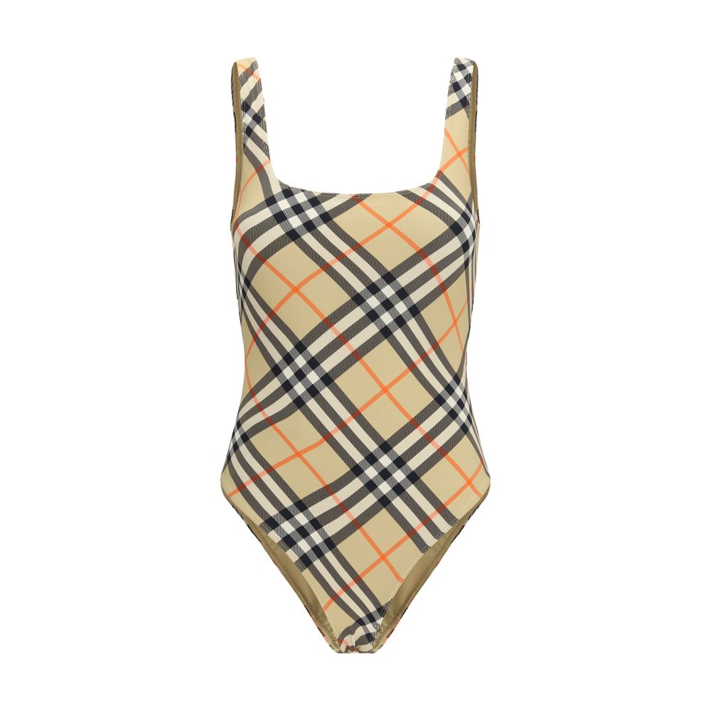 Burberry Beige Polyamide One-Piece Swimsuit | Regal Royce