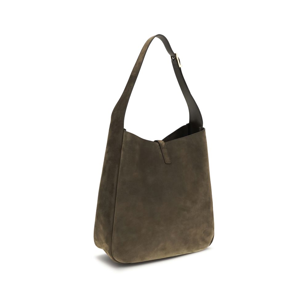 Saint Laurent Bicolor Calf Leather Bos Taurus Shoulder Bag | Regal Royce