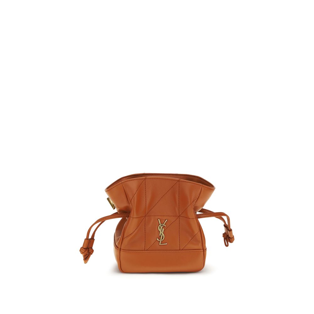 Saint Laurent Orange Lamb Ovis Aries Aries Clutch Bag | Regal Royce