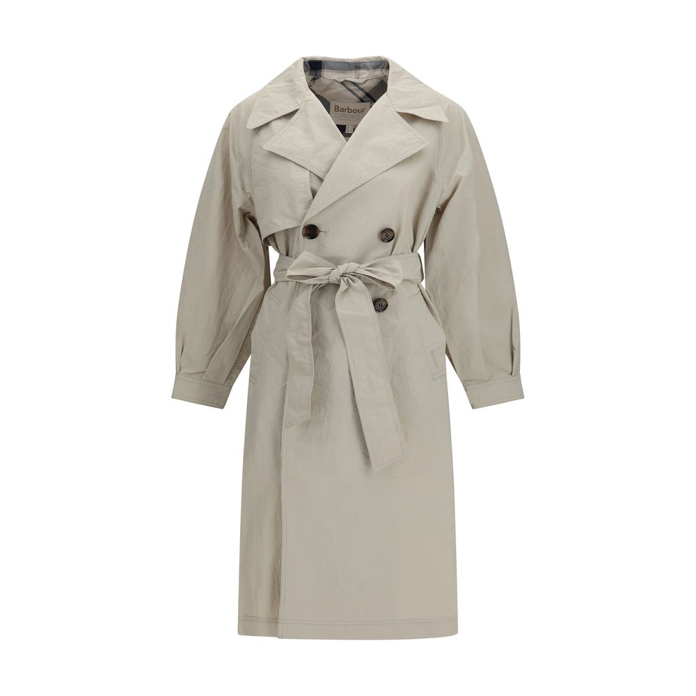 Barbour Beige Polyamide Trench Coat | Regal Royce