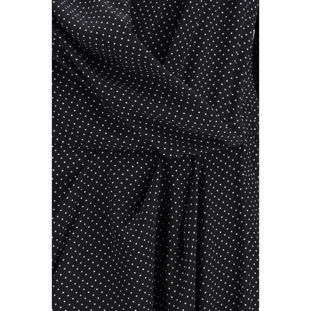 SA SU PHI Black Silk Long Dress | Regal Royce
