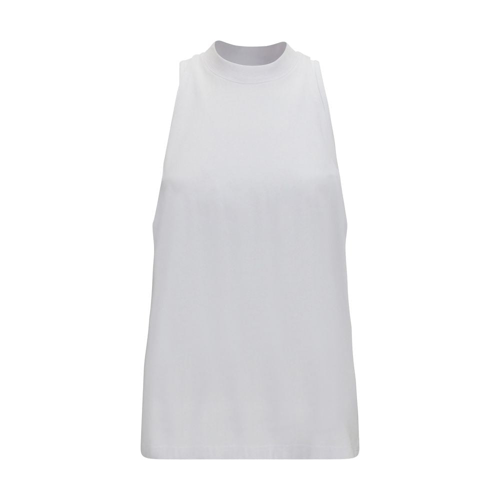 Darkpark White Cotton Tank Tops | Regal Royce