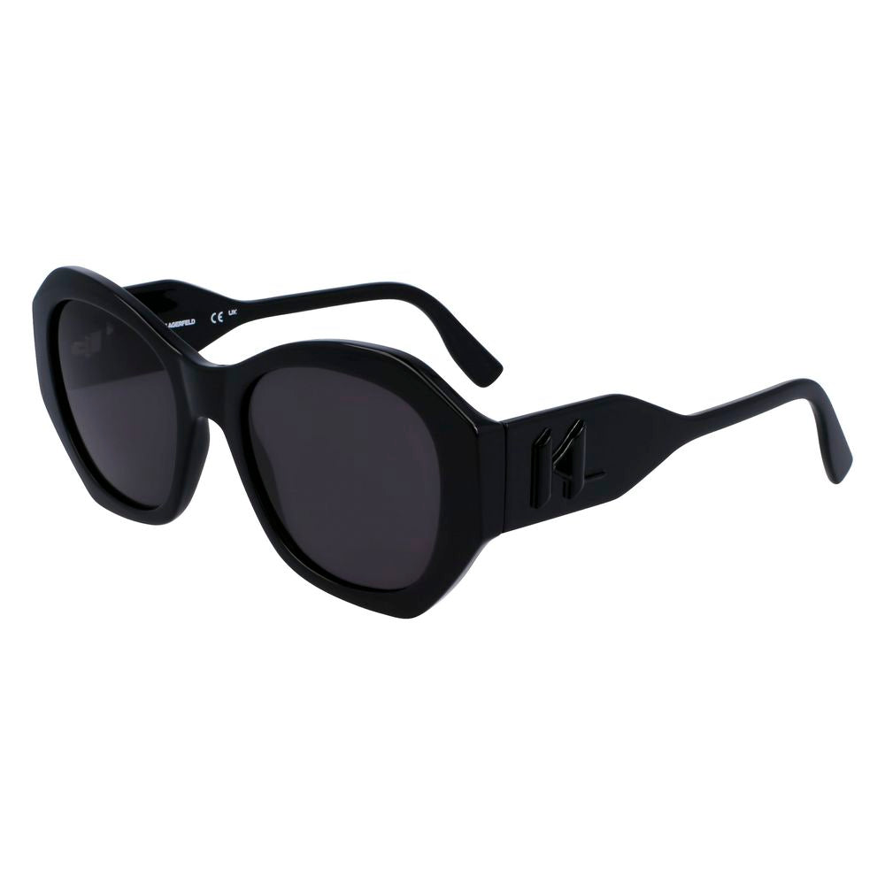 Karl Lagerfeld Black Injected Sunglasses | Regal Royce