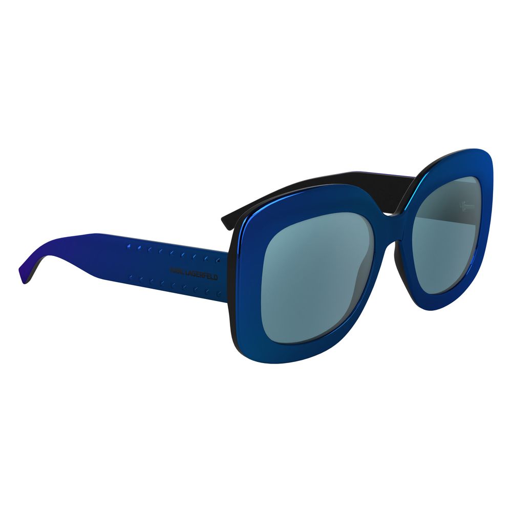 Karl Lagerfeld Blue Injected Sunglasses | Regal Royce