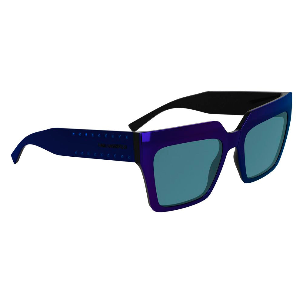 Karl Lagerfeld Blue Injected Sunglasses | Regal Royce