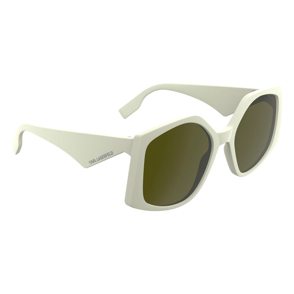 Karl Lagerfeld White Injected Sunglasses | Regal Royce