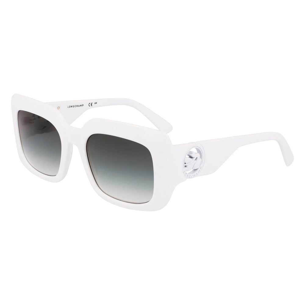 Longchamp White Acetate Sunglasses | Regal Royce