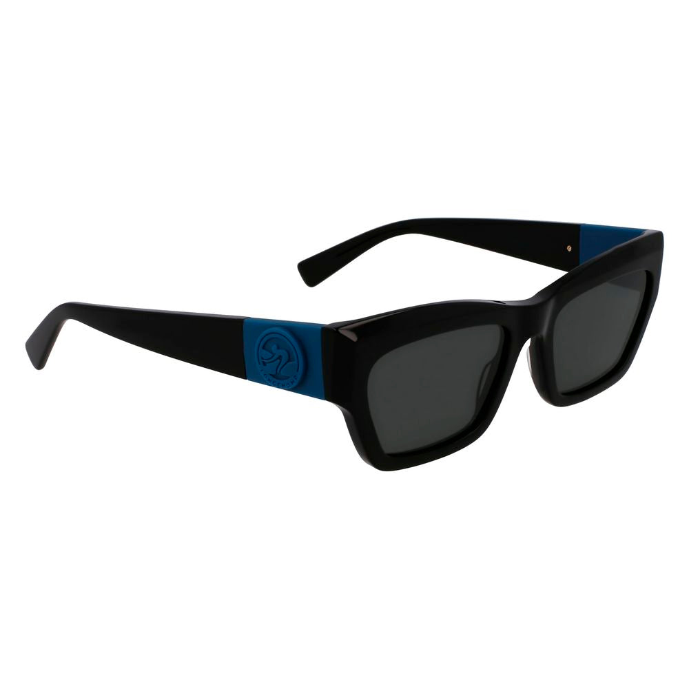 Longchamp Black Acetate Sunglasses | Regal Royce