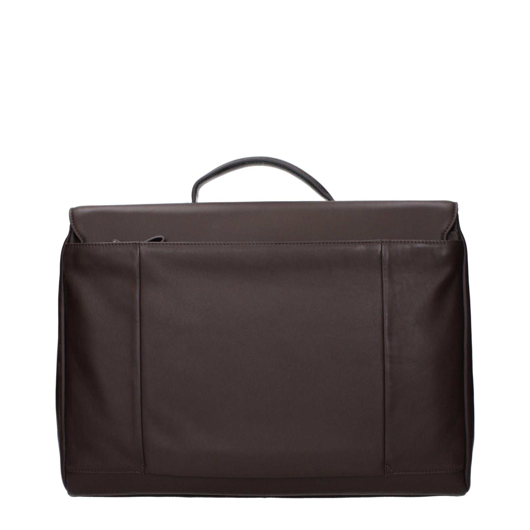Piquadro Brown Leather Business And Laptop Bag | Regal Royce