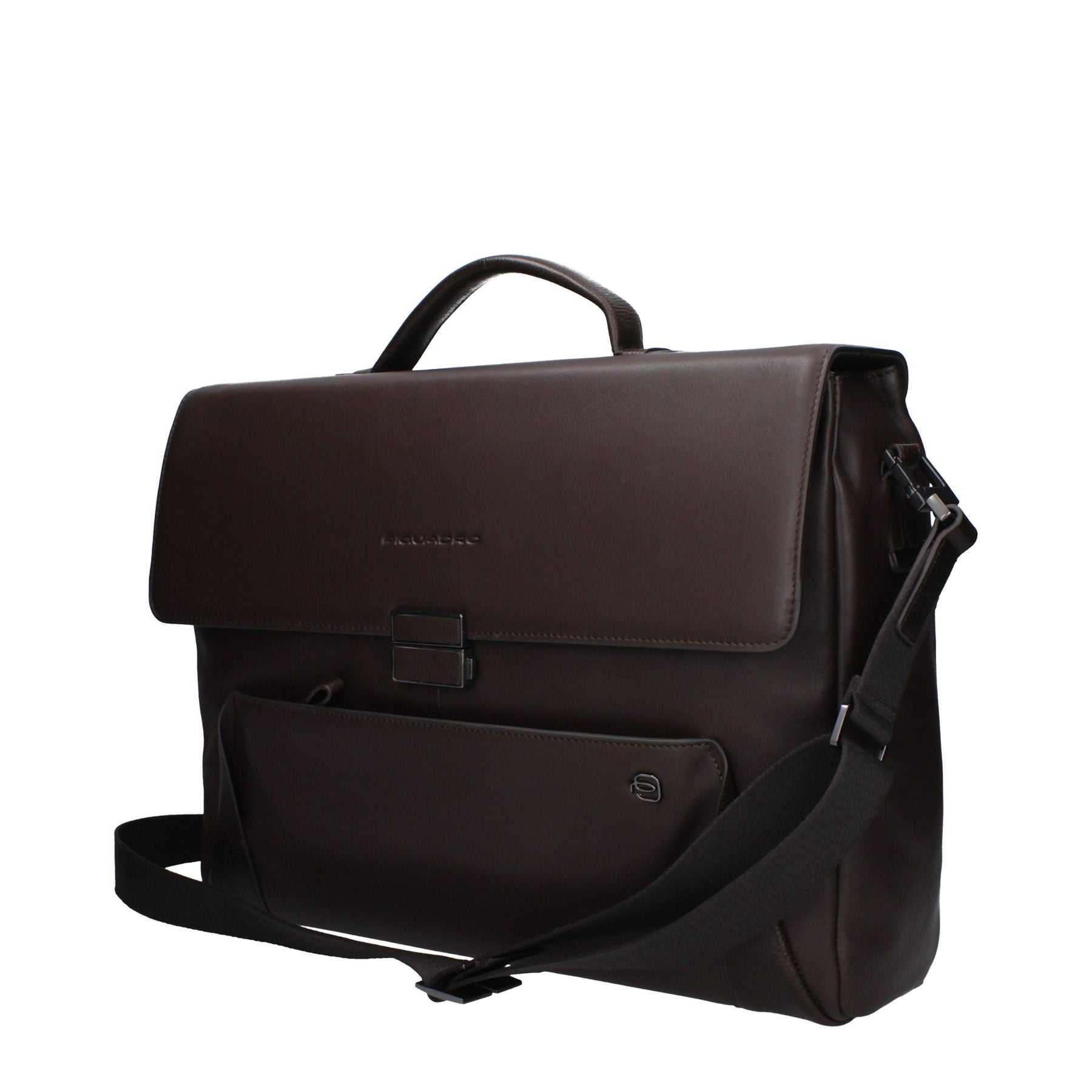Piquadro Brown Leather Business And Laptop Bag | Regal Royce