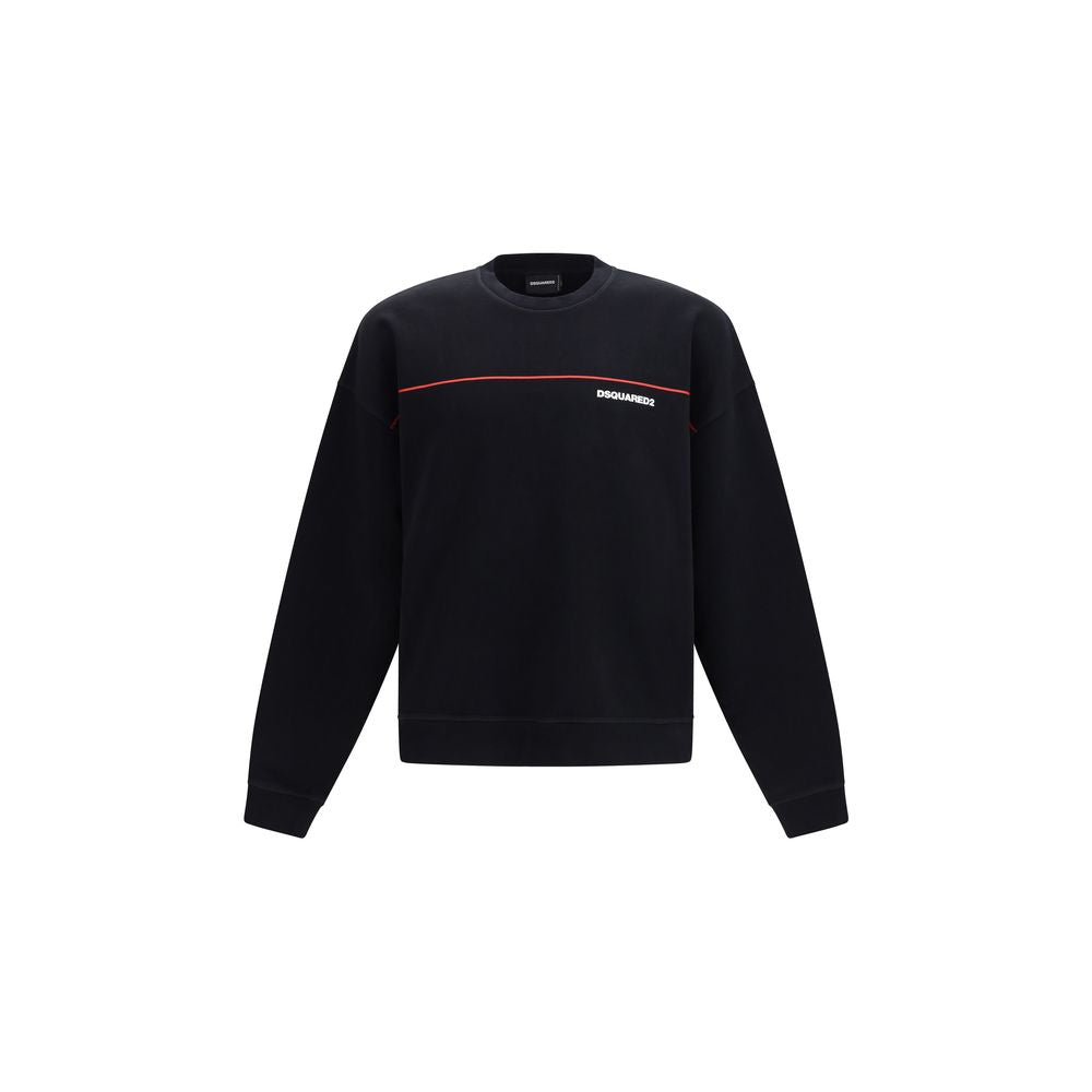 Dsquared² Black Cotton Sweatshirt | Regal Royce