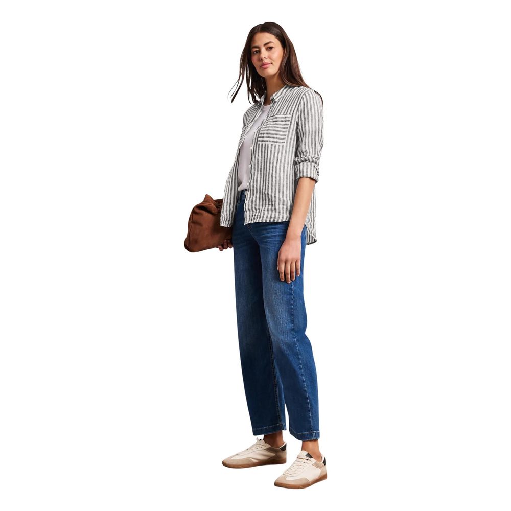 Street One Brown Linen Blouse | Regal Royce