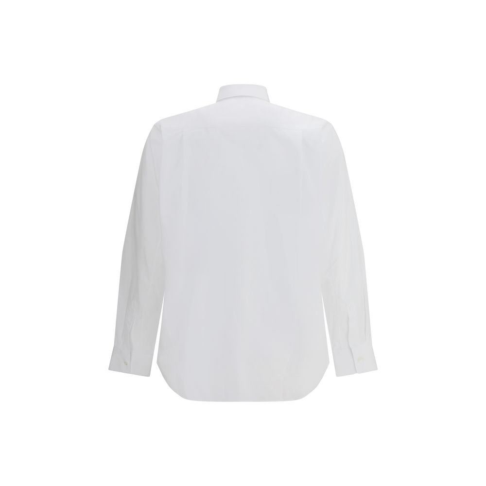 Comme Des Garçons Play White Cotton Dress Shirt | Regal Royce