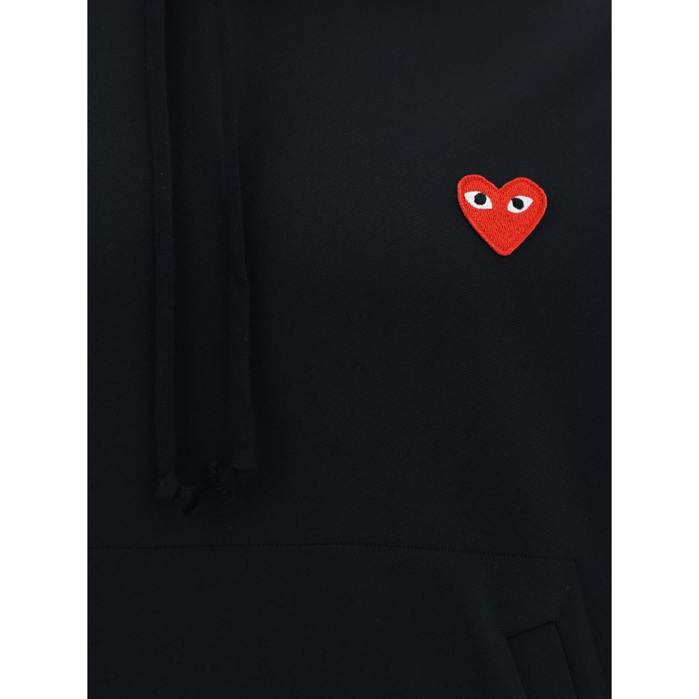 Comme Des Garçons Play Black Polyester Sweatshirt | Regal Royce