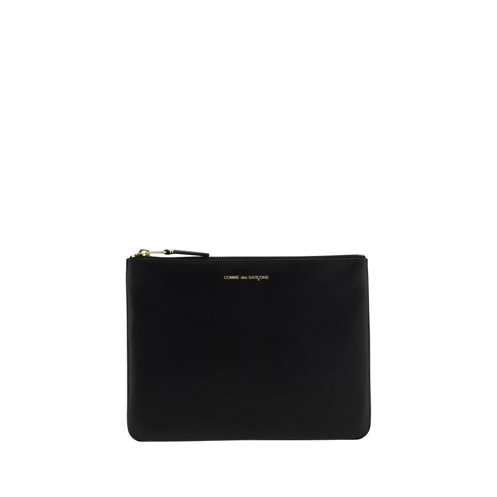 Comme Des Garçons Black Calf Leather Bos Taurus Wallet | Regal Royce