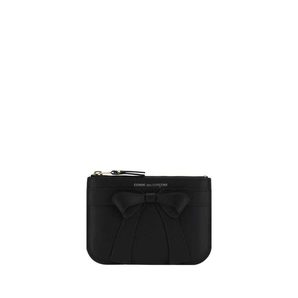 Comme Des Garçons Black Calf Leather Bos Taurus Wallet | Regal Royce