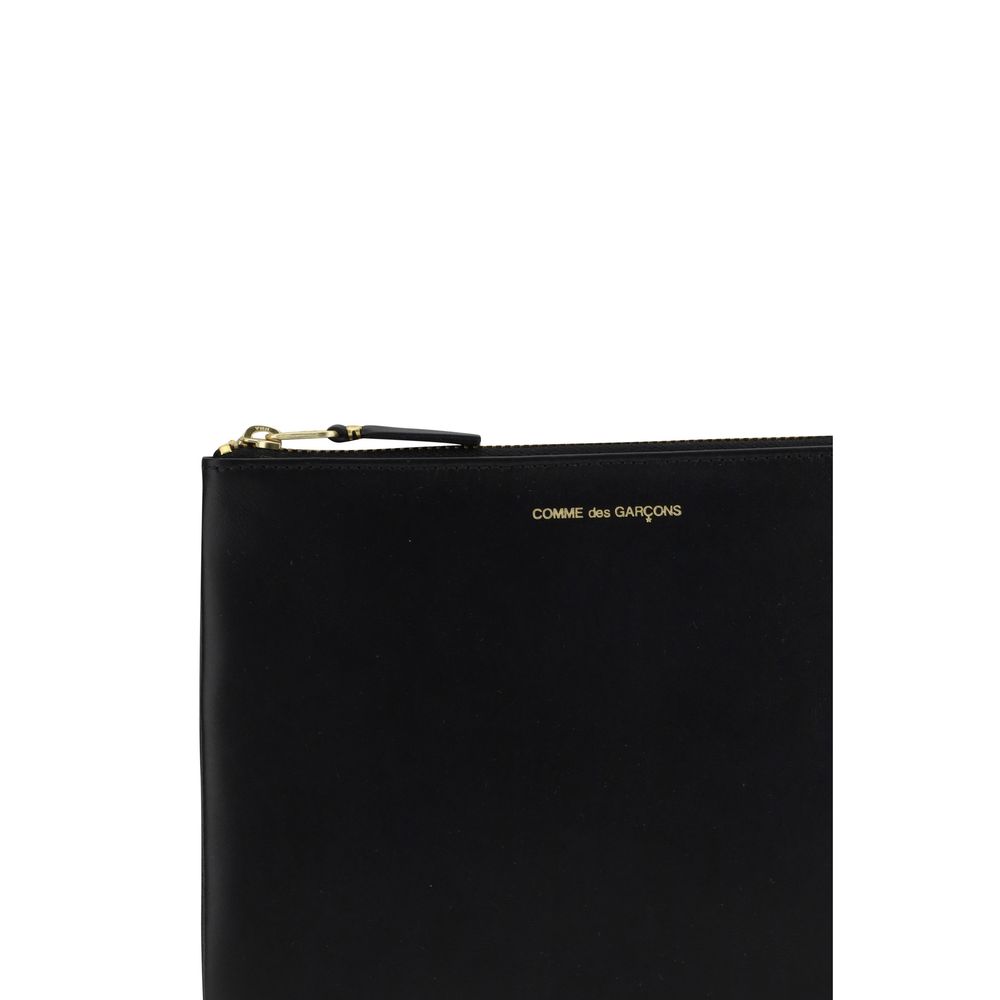 Comme Des Garçons Black Calf Leather Bos Taurus Wallet | Regal Royce