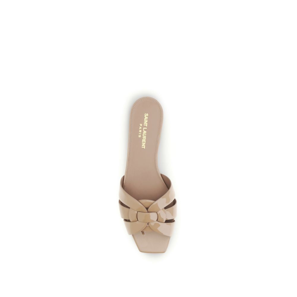 Saint Laurent Multicolor Calf Leather Bos Taurus Flat Sandals | Regal Royce